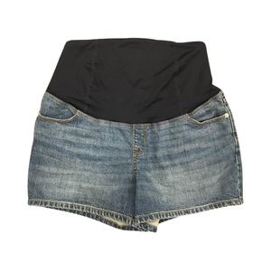 Isabel Maternity Midi Blue Shorts Size 12